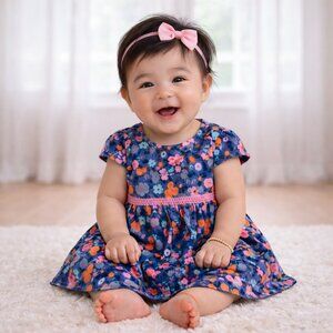 Carter's Child of Mine 3-5 mo Floral Dress NWT